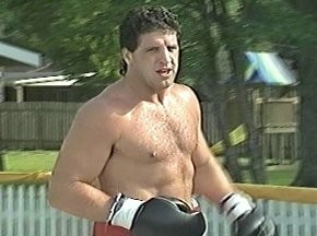 PETER McNEELEY IN THE RING AND READY FOR ACTION