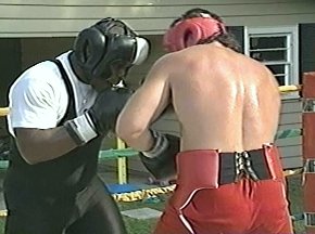 PETER McNEELEY SPARRING WITH GARING LANE - IMAGE #5