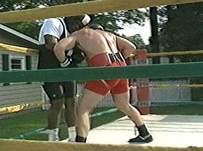 PETER McNEELEY SPARRING WITH GARING LANE - IMAGE #9