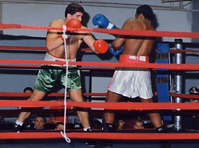 CLICK HERE TO ZOOM IN ON THE ACTION - PETER McNEELEY VS DWAYNE HALL!