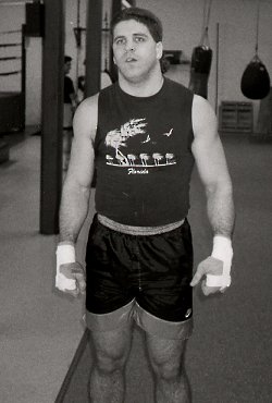 PETER McNEELEY TRAINING AT THE SOUTH SHORE BOXING CLUB - CLICK HERE TO ZOOM IN